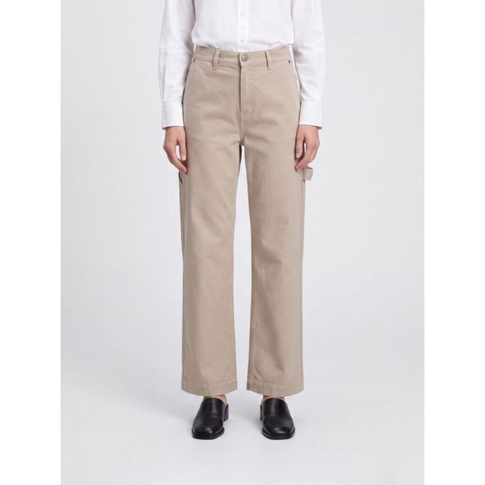 Parosh Women High-Waisted Straight-Leg Trousers P.A.R.O.S.H. In Stretch Cotton